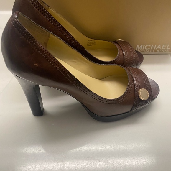 Michael Kors Harness Open Toe heel chocolate - Picture 4 of 4